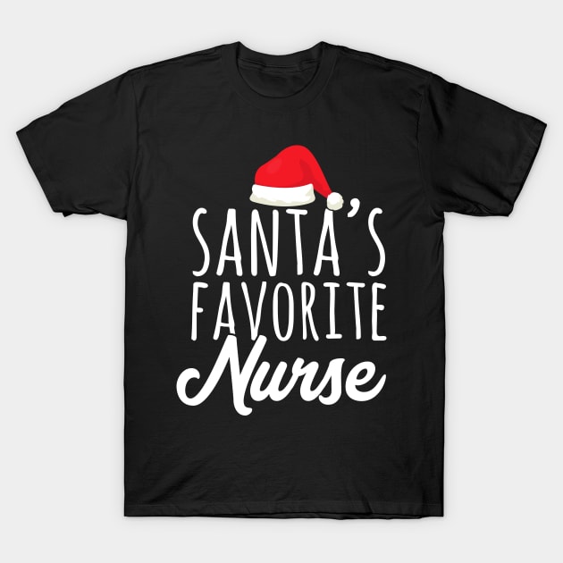 Santa's favorite nurse T-Shirt by captainmood